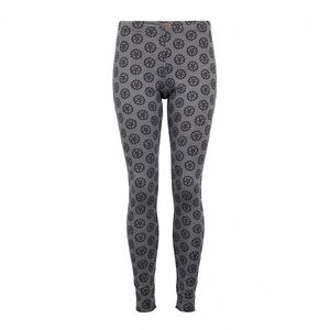 Johnny Was Ayla Gray Eyelet Lace Scalloped Hem Pants Size XS